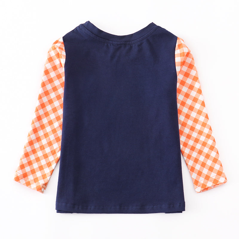 (In Stock E19-3-3)Boy's Fall Fox Print Cotton T-shirt