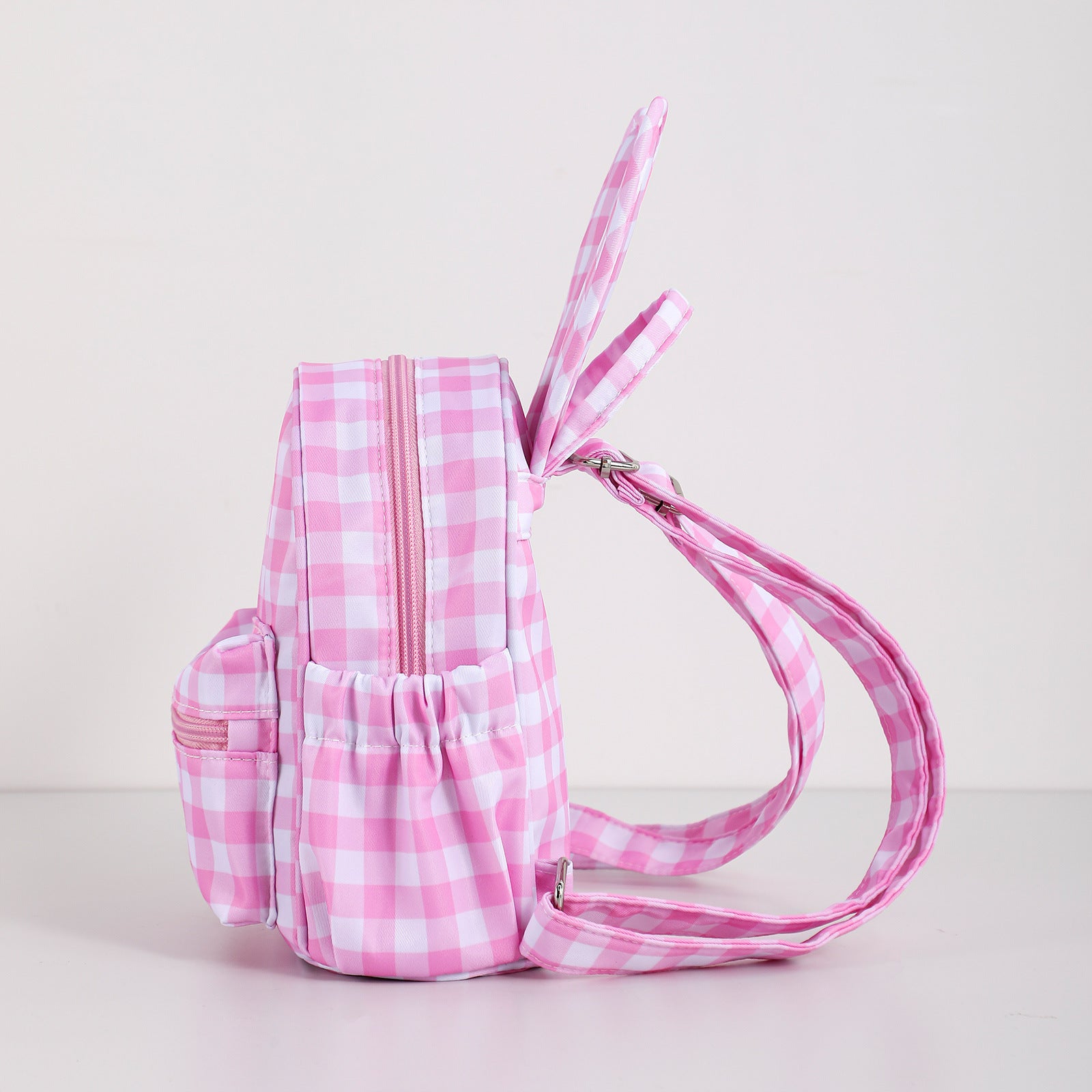 (Pre Order)Kids Easter Bunny Plaid Backpack