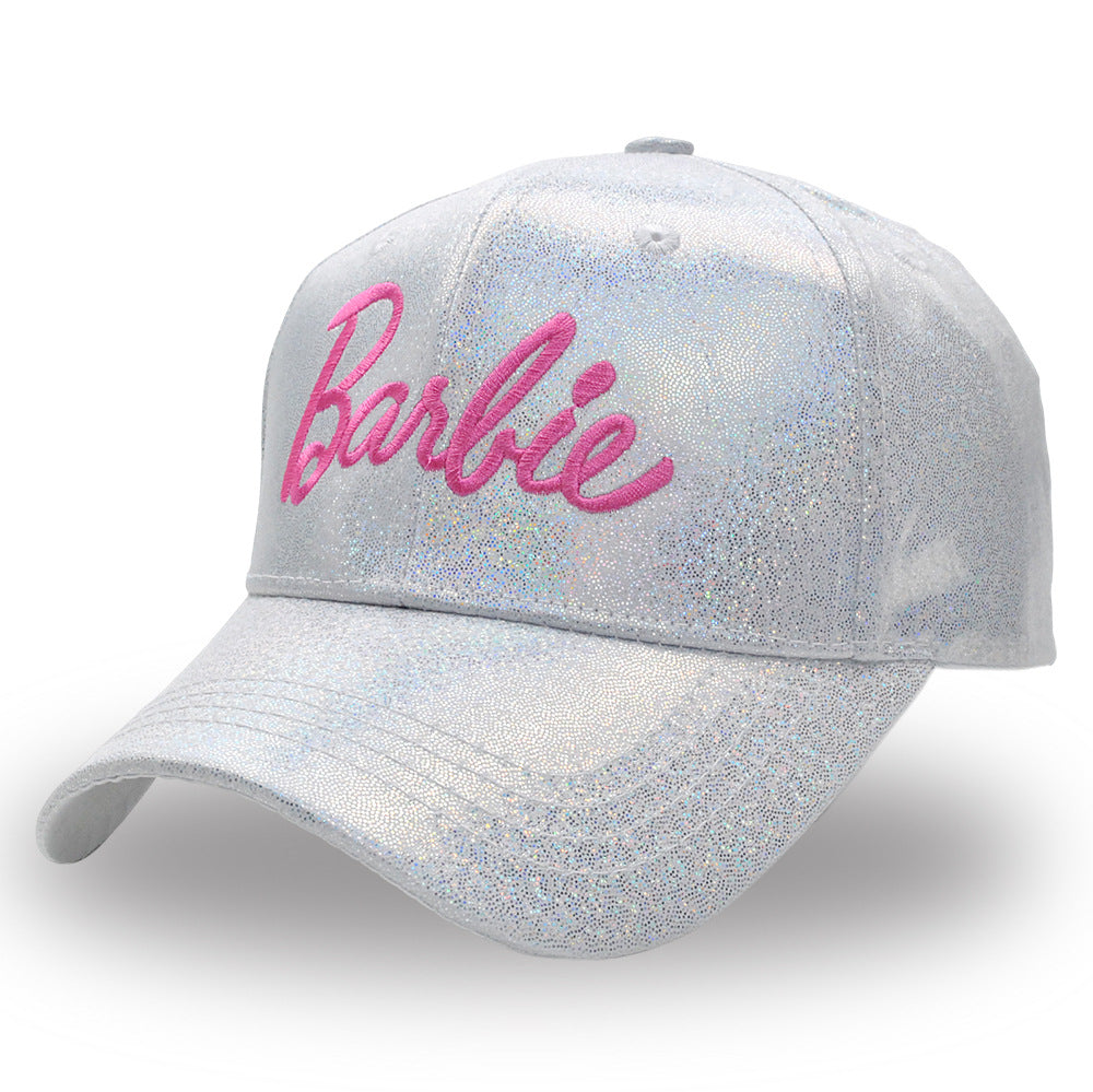 (Pre Order)Girls Pink Embroidered Laser Baseball Cap