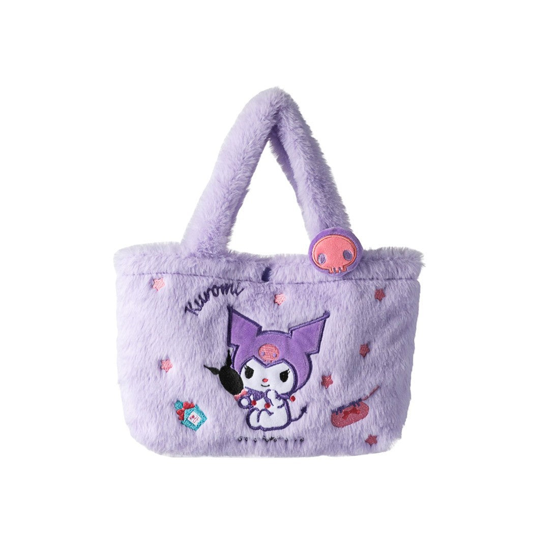 (Pre Order)Girls Cartoon Plush Handbag