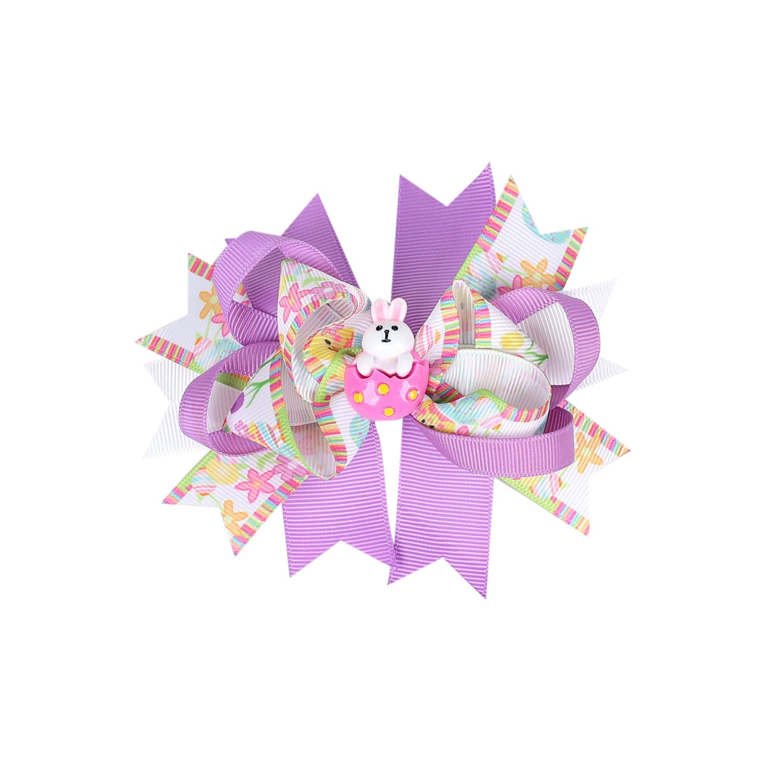 (Pre Order)Girls Easter Bunny Bow Hair Clip
