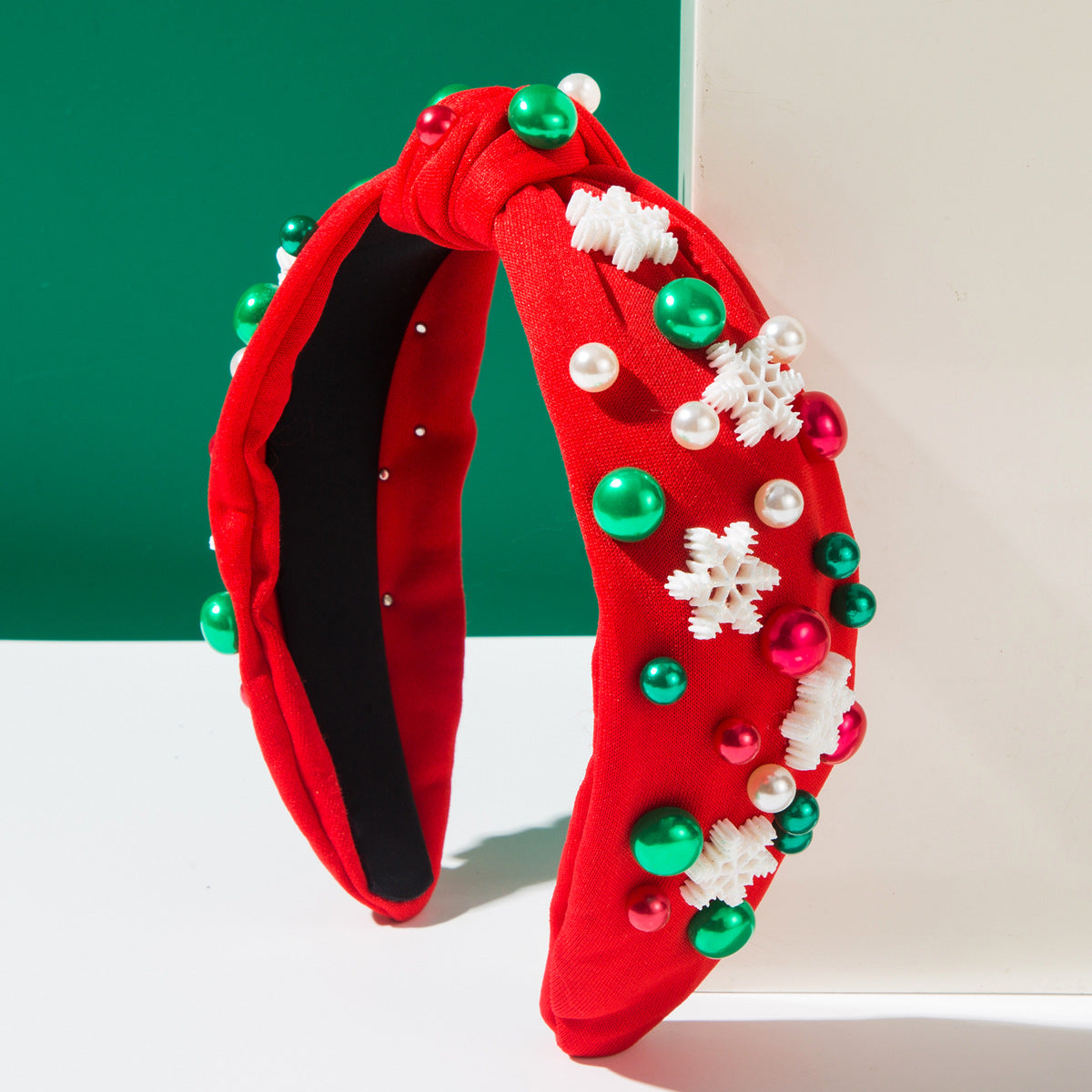 (Pre Order)Christmas Stylish Snowflake&Pearl Headband