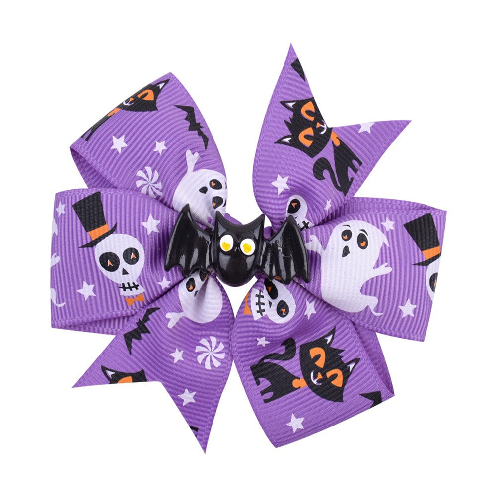 (Pre Order)Girls Halloween Hair Clip