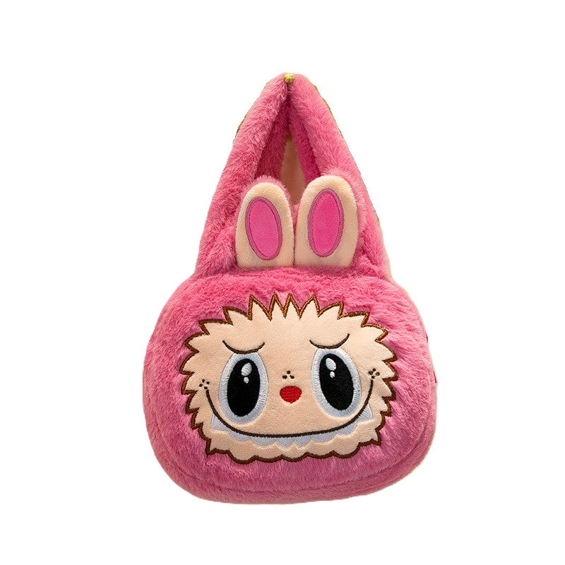 (Pre Order)Kids Cute Cartoon Plush Handbag