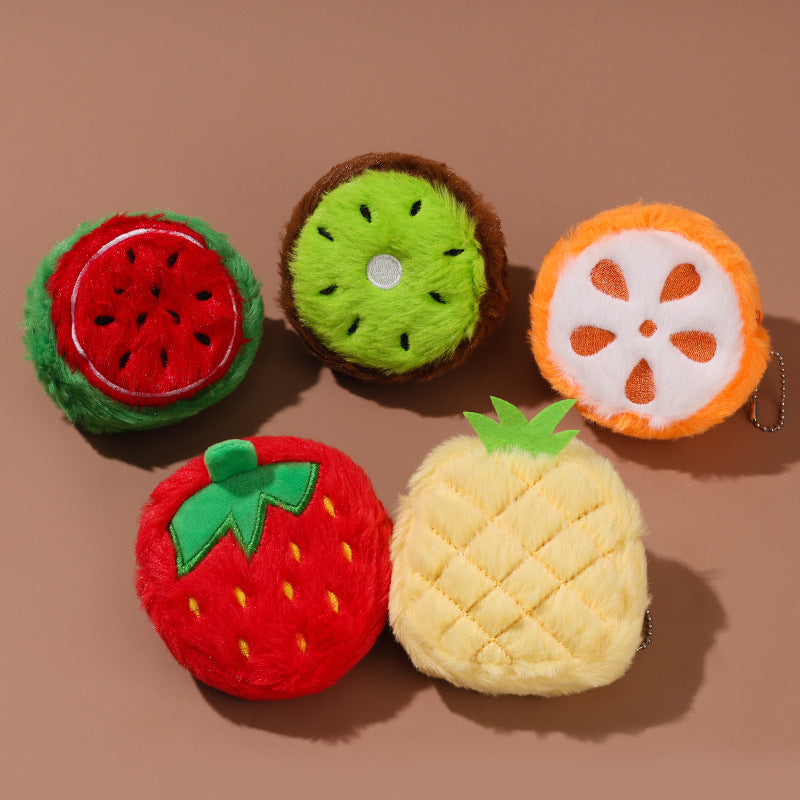 (Pre Order)Furry Fruit Money Bag