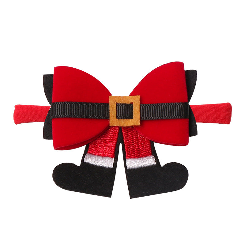(Pre Order)Baby Girls Christmas Elastic Headband