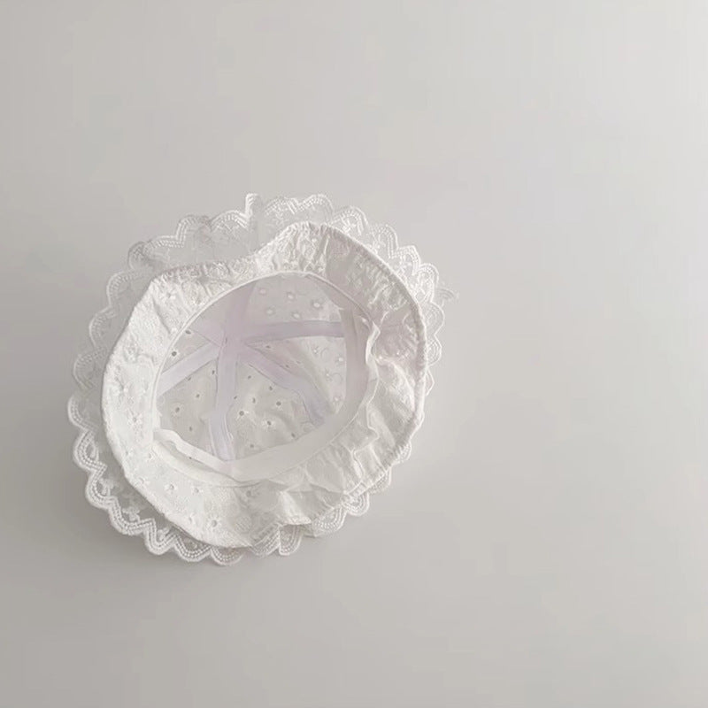 (Pre Order)Toddler Girls Spring and Summer Cherry Sun Hat