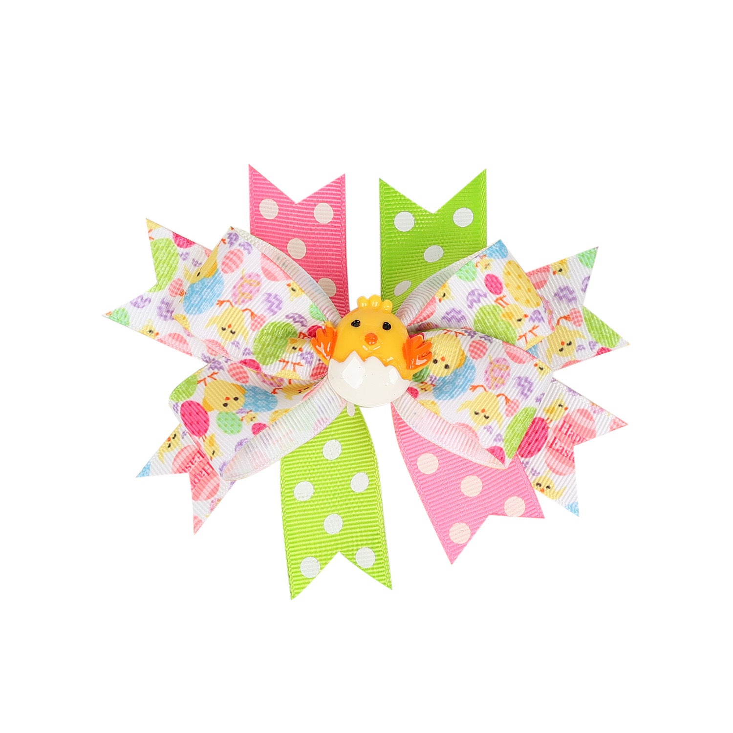 (Pre Order)Girls Easter Bunny Bow Hair Clip