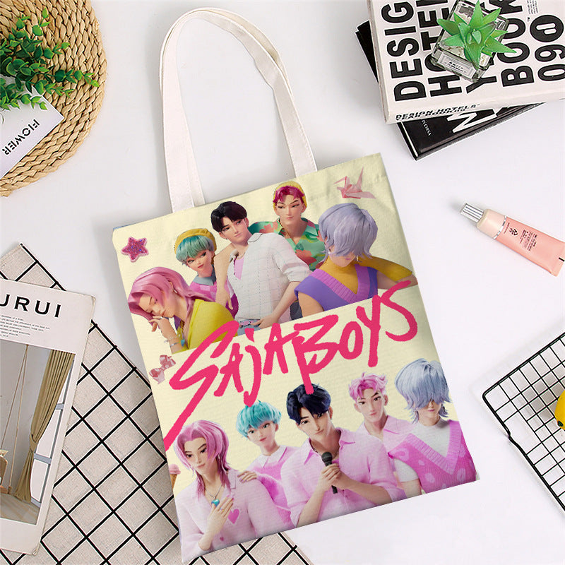 (Pre Order)Movie Character Canvas Bag