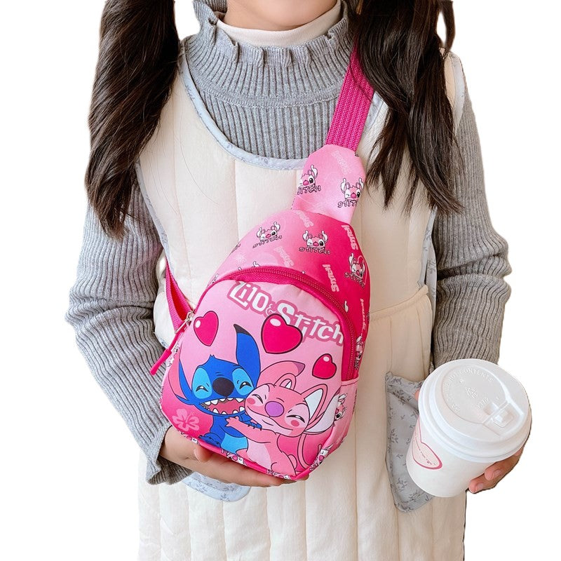 (Pre Order)Girls Cartoon Lightweight Sling Bag