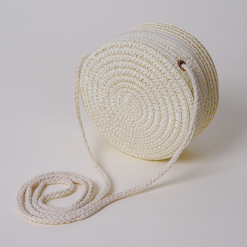 (Pre Order)Personalized Woven Bag with Name Embroidery - Customizable Bag for Kids