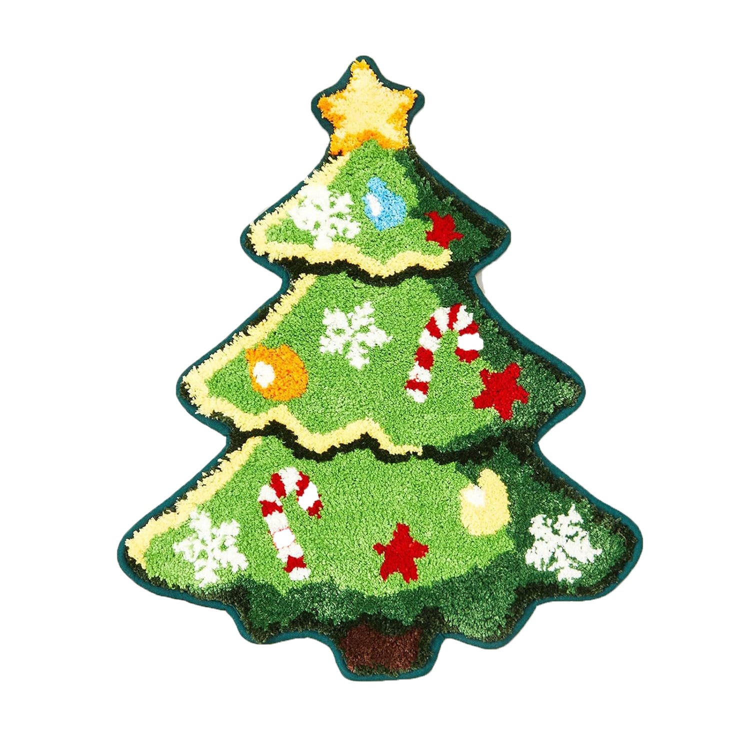 (Pre Order)Christmas Imitation Cashmere Floor Mat