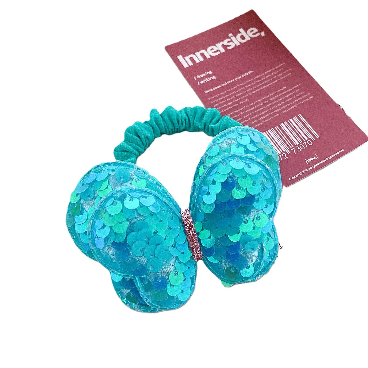 (Pre Order)Girls Sequined Butterfly Shape Hair Tie