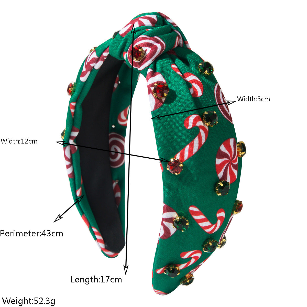 (Pre Order)Christmas Stylish Rhinestone Headband