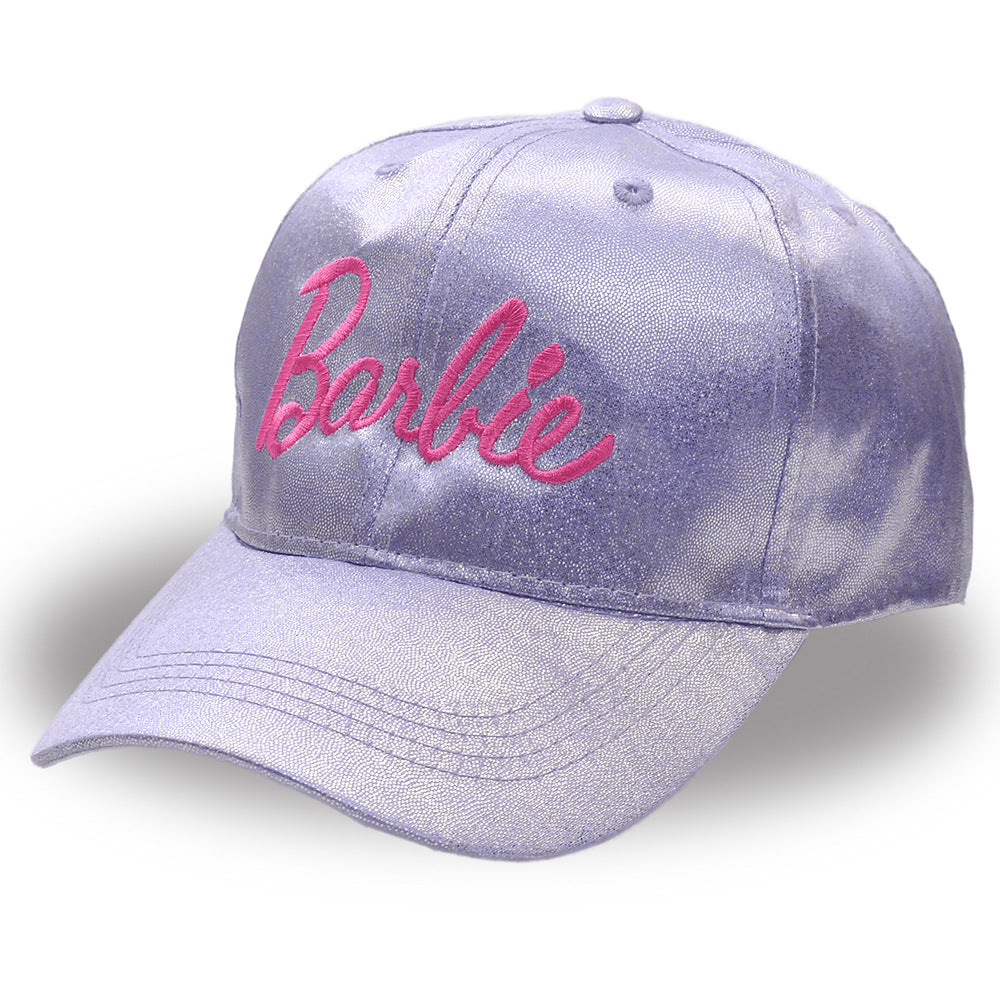 (Pre Order)Girls Pink Embroidered Laser Baseball Cap
