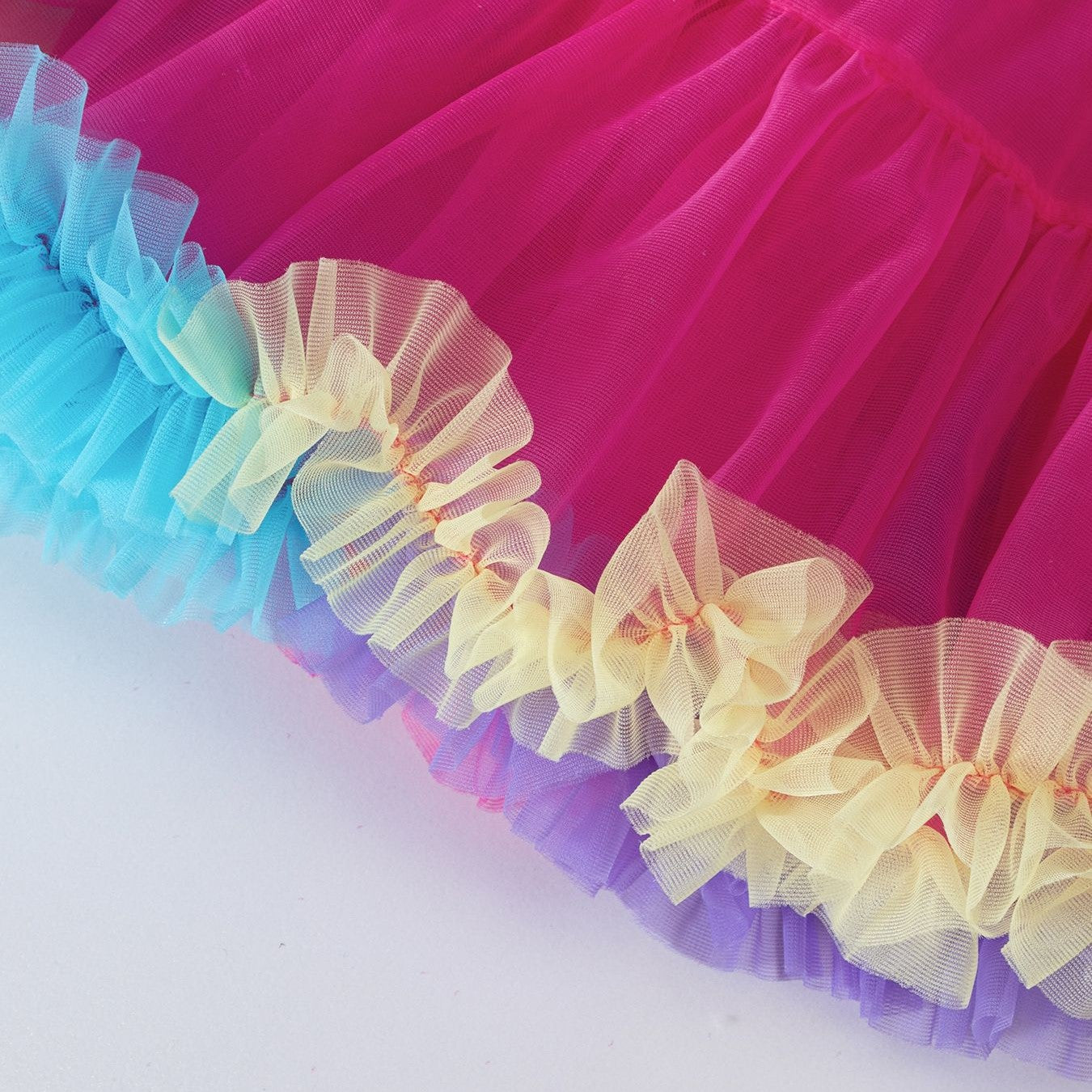 (Pre Order)Girls Spring and Summer Pink,Hot Pink Tulle Dress