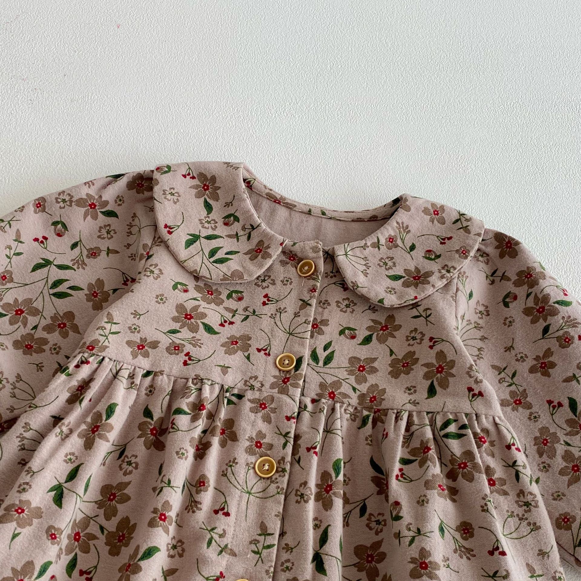 (Pre Order 2 Weeks)Toddler Girls Floral Print Romper