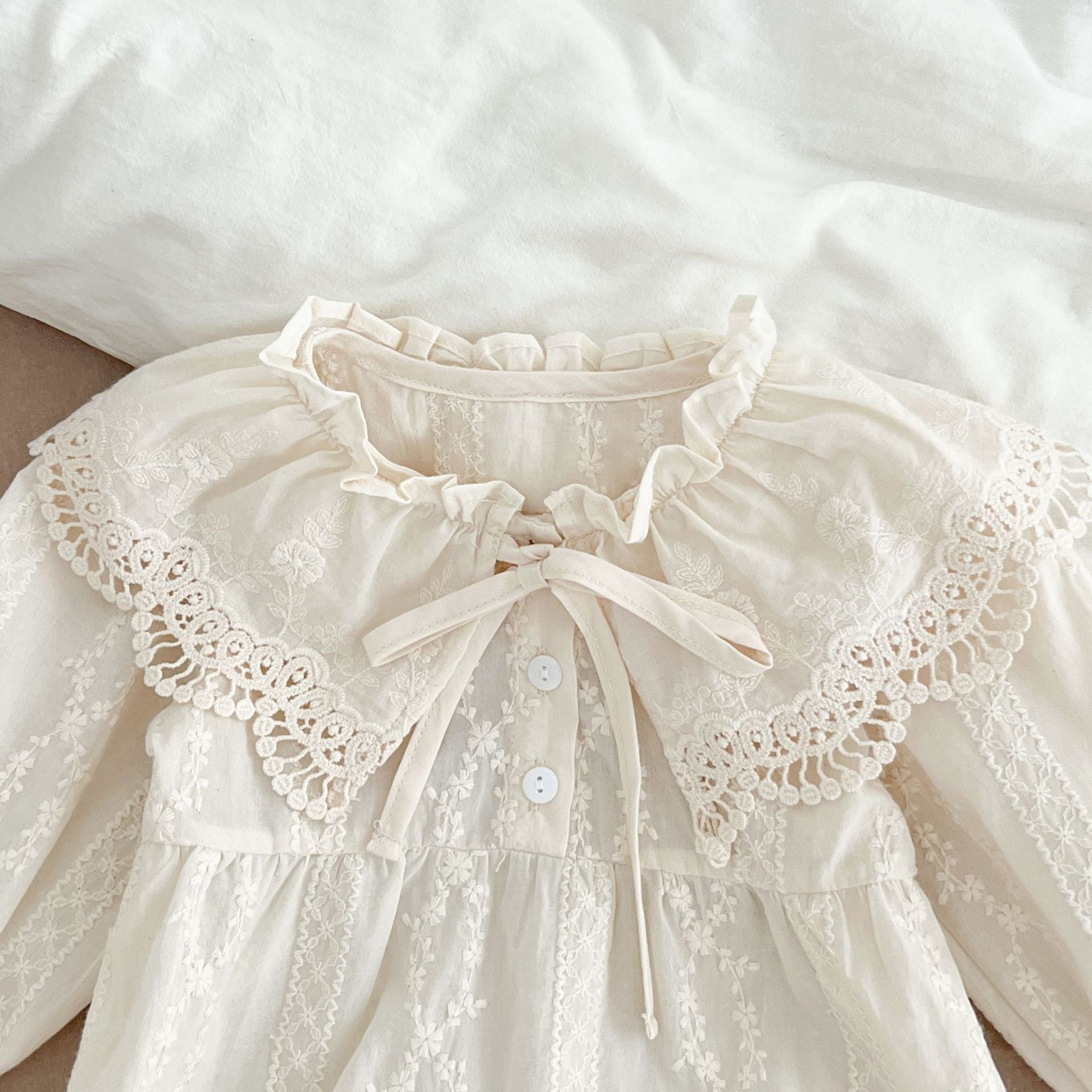 (In Production)Sisters Spring&Summer Cotton Doll Collar Dress&Romper