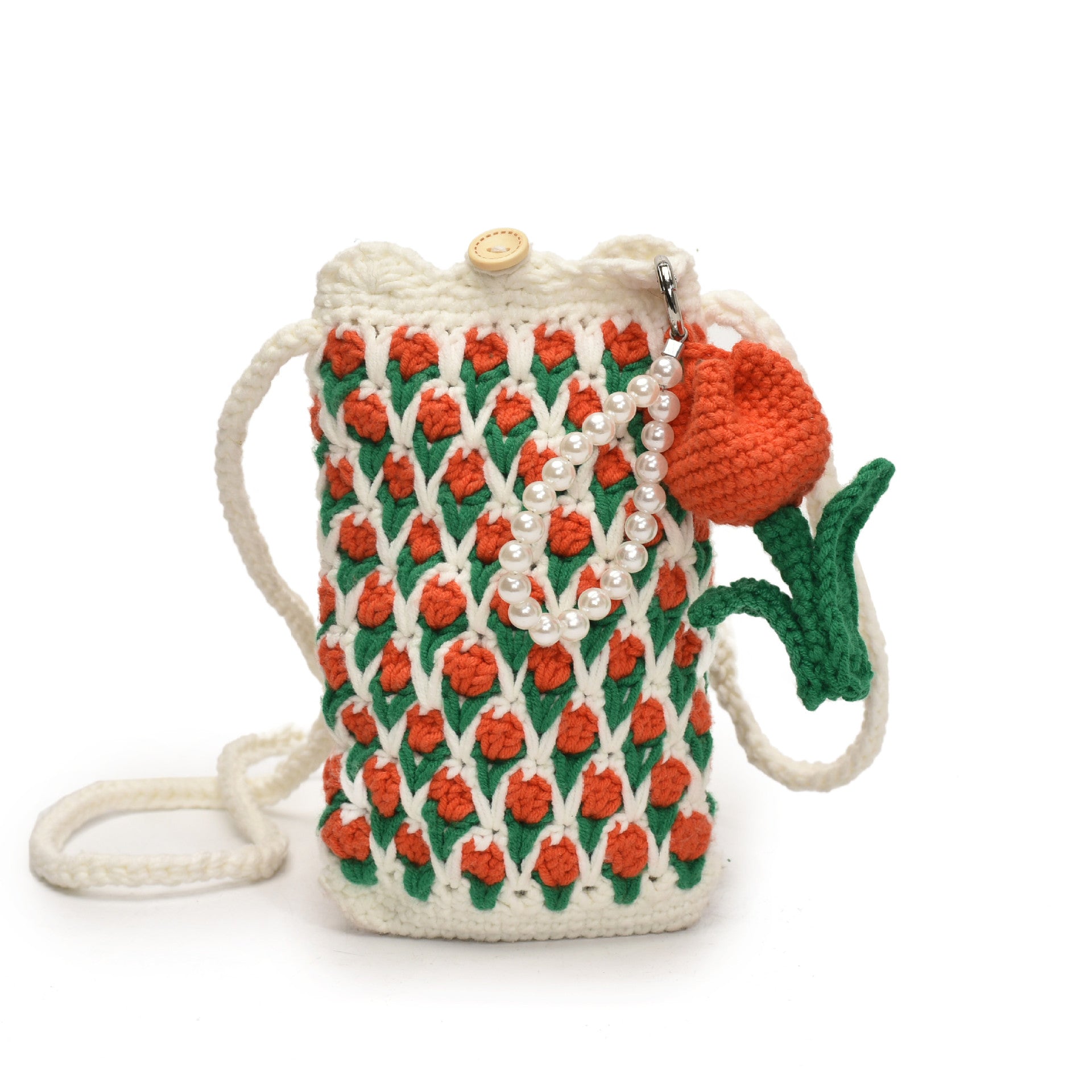 (Pre Order)Spring&Summer Tulip Woolen Woven Bag