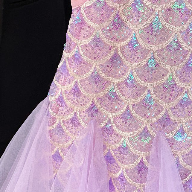 (In Production)Girls Spring&Summer Mermaid Sequin Dress