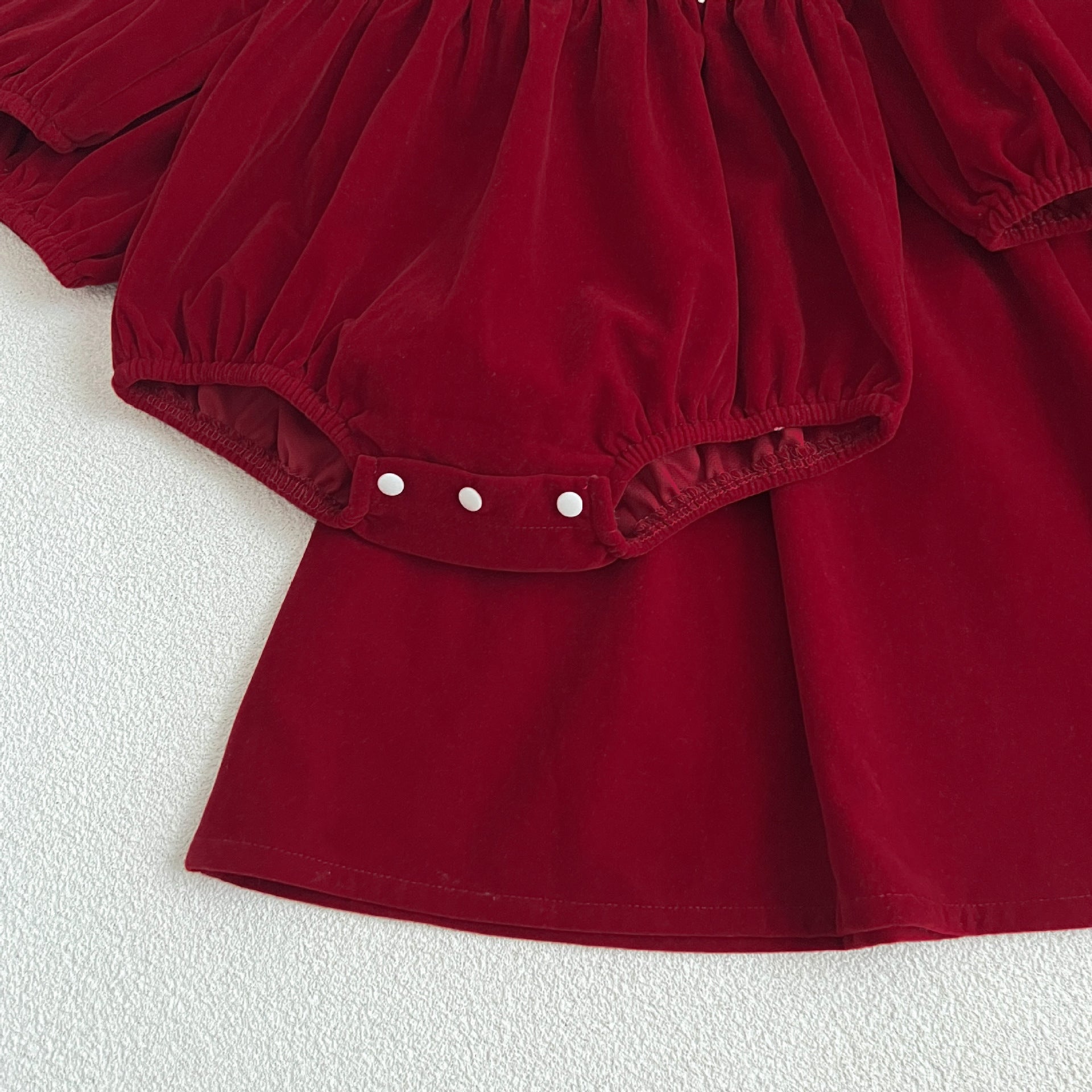 (Pre Order 2 Weeks)Sisters Christmas Smocked Dress&Romper