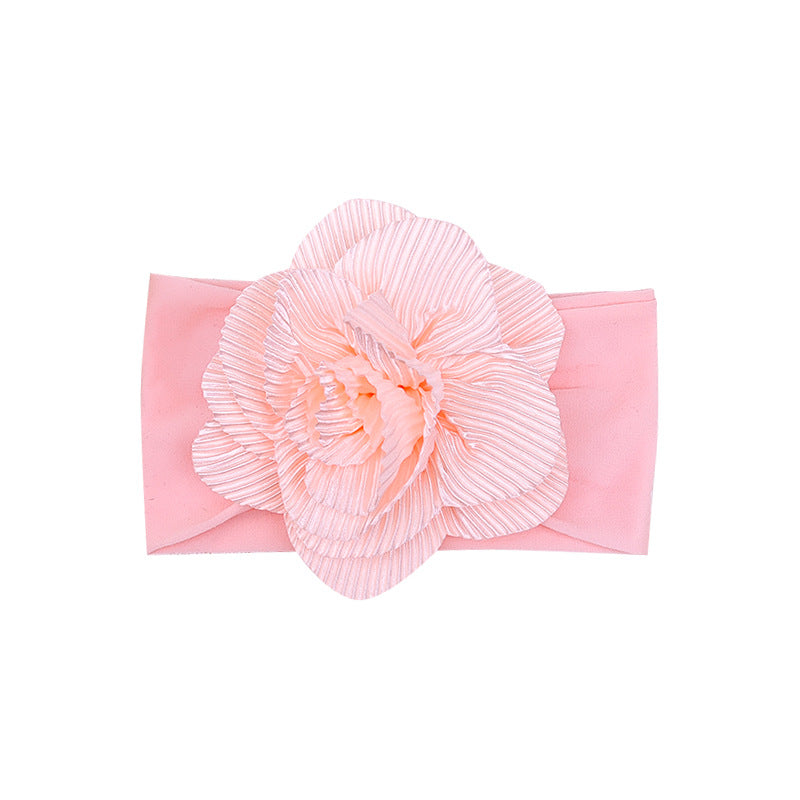 (Pre Order)Toddler Girls Soft Large-flowered Headband