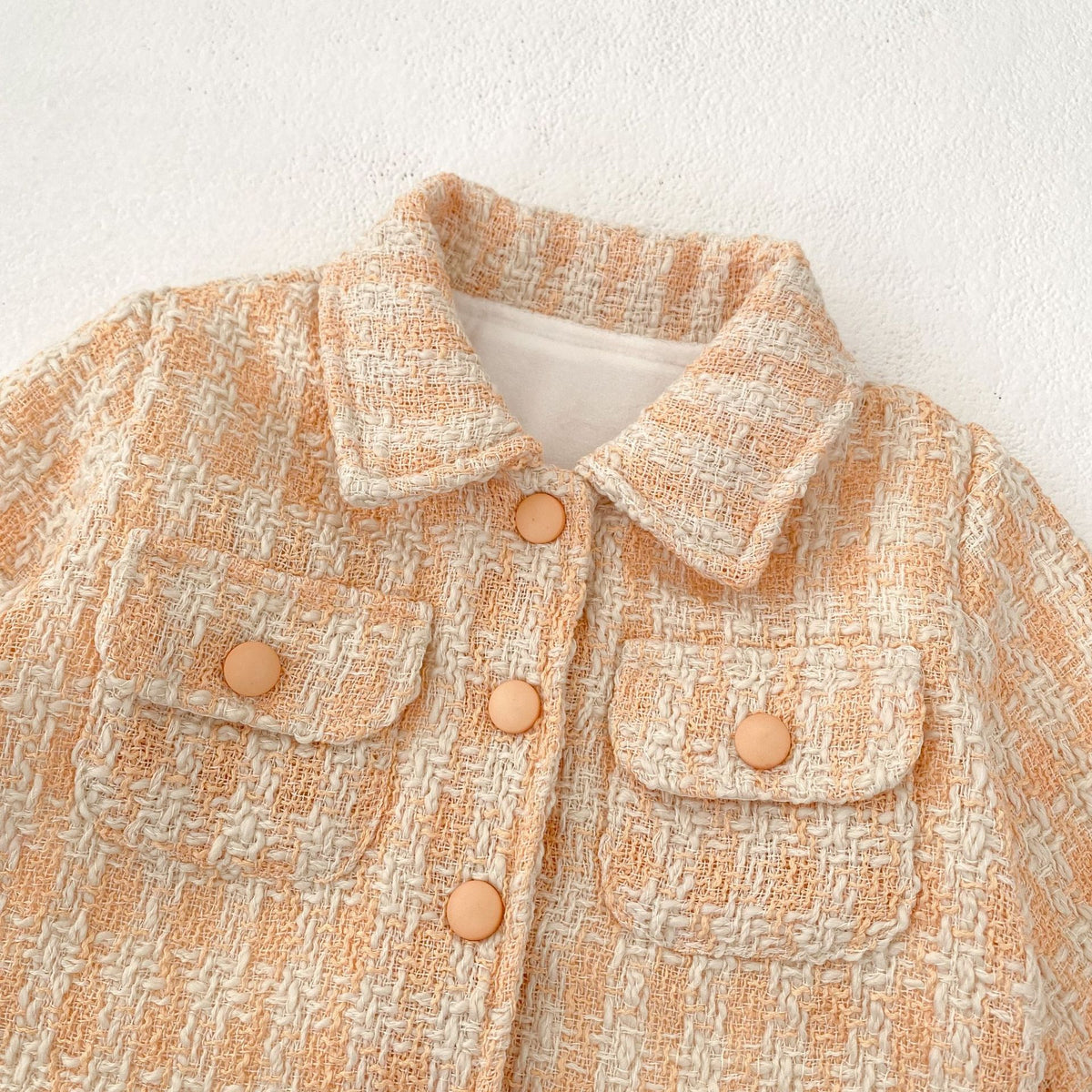 (Pre Order 2 Weeks)Kids Fall&Spring Plaid Coat