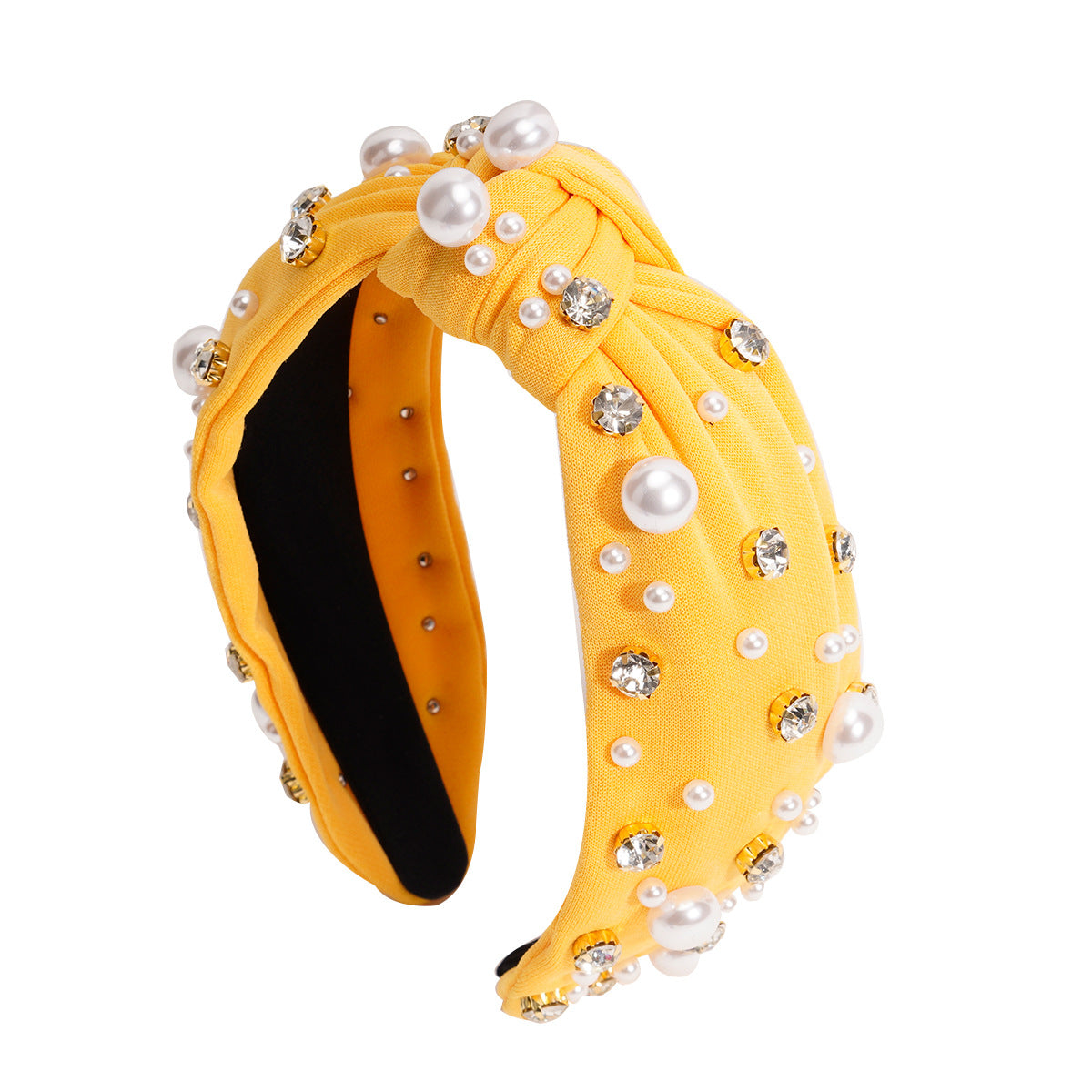 (Pre Order)Stylish Pearl Rhinestone Headband