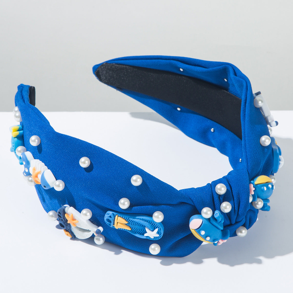 (Pre Order)Summer Stylish Sea Side Pearl Knotted Headband