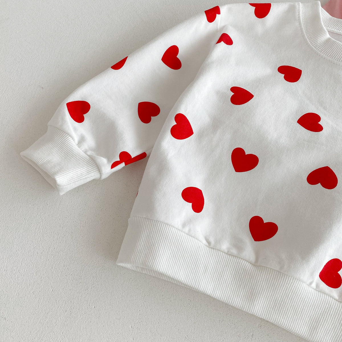 (Pre Order 2 Weeks)Kids Valentine's Day Print Outfit Set