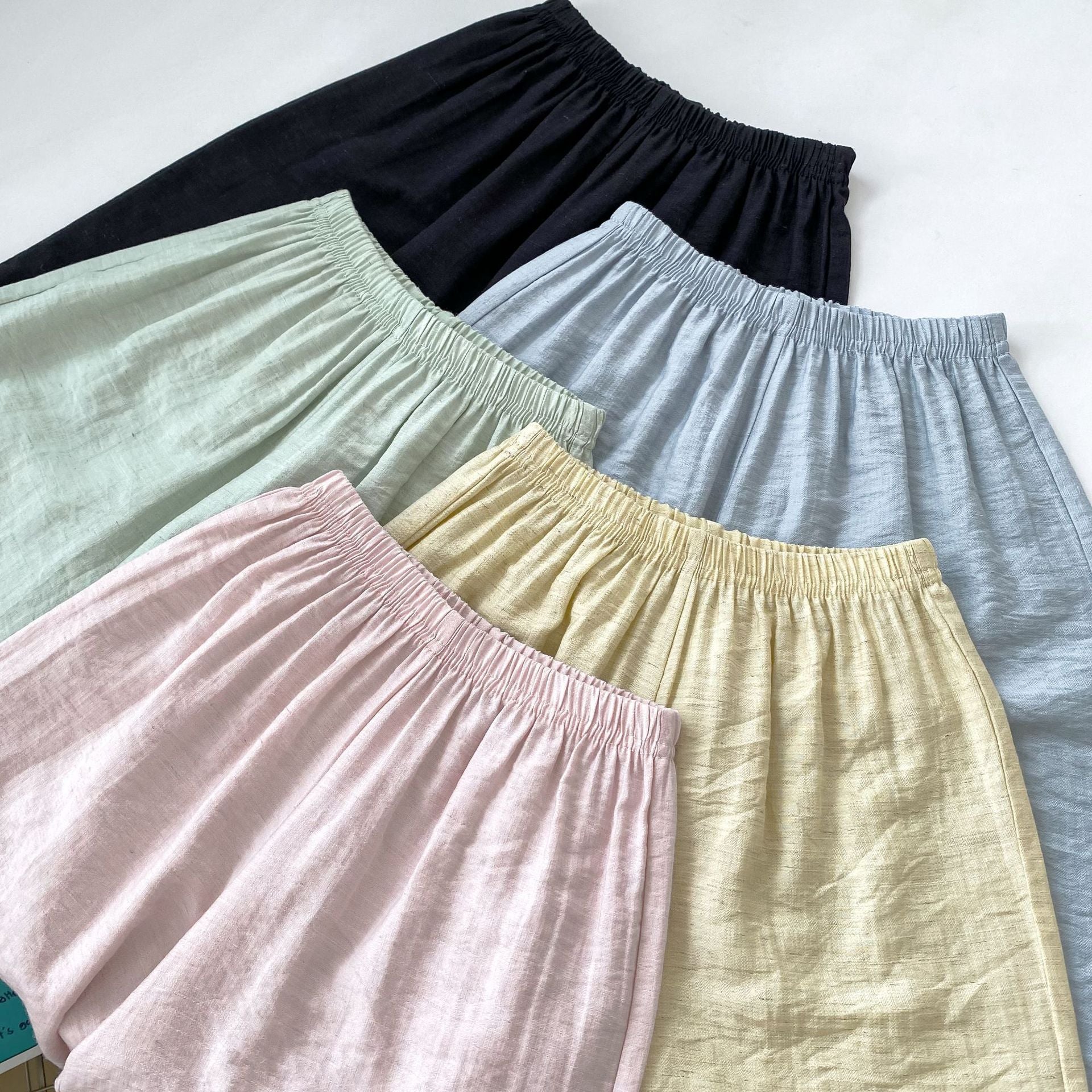(In Production)Girls Spring&Summer Solid Color Bandeau Set