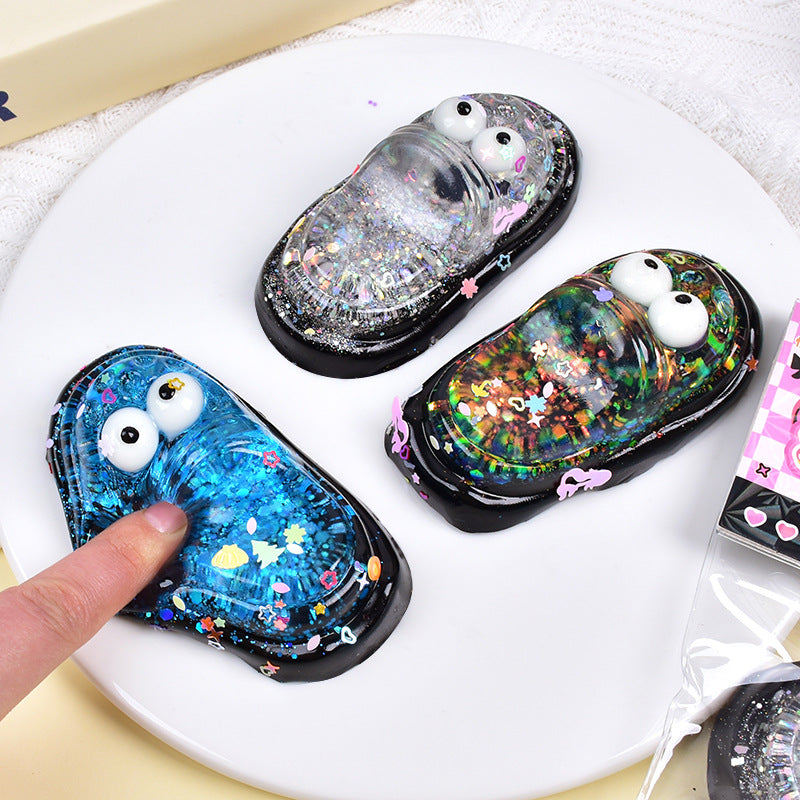 (Pre Order)Squishy Squeeze Slipper Toy