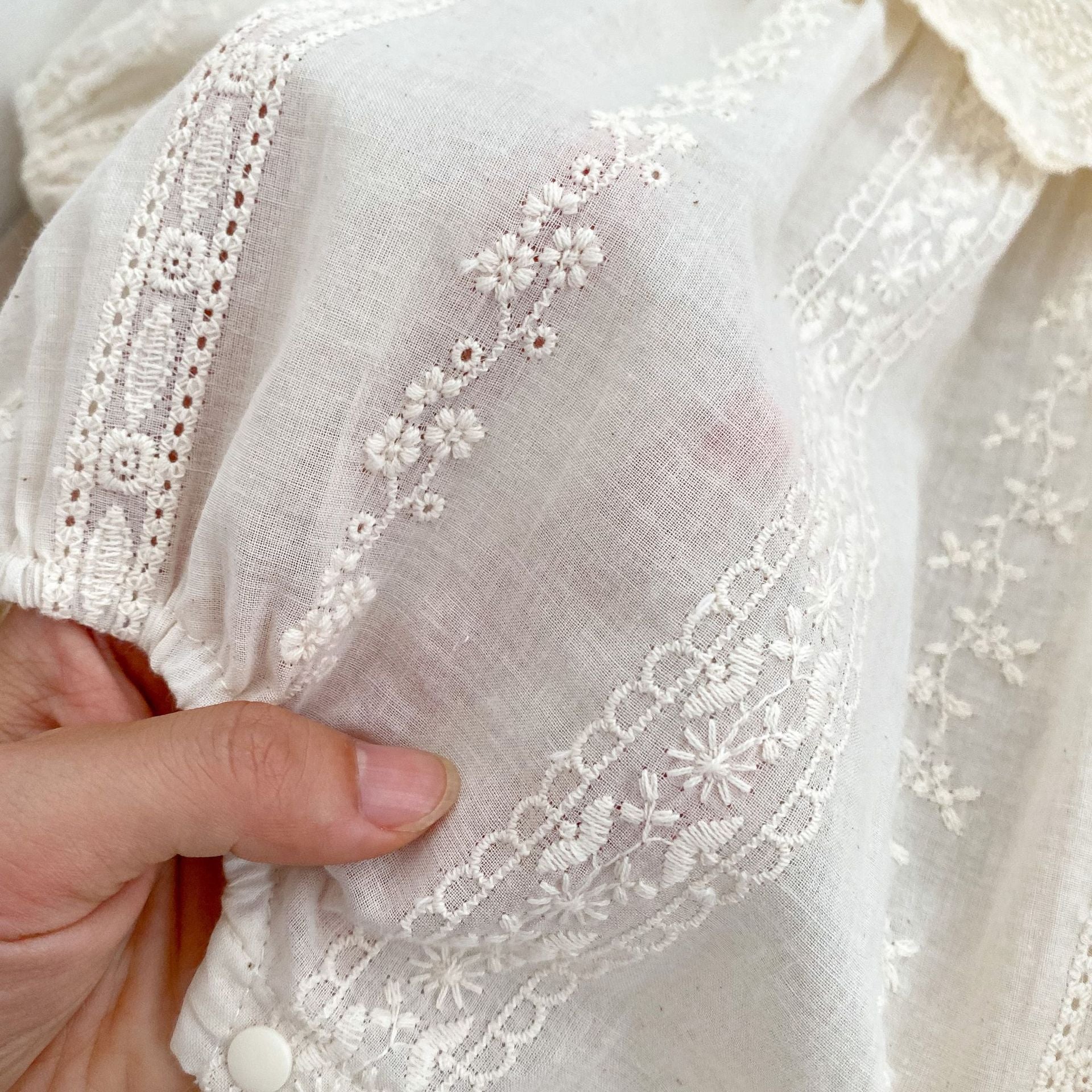 (Pre Order 2 Weeks)Sisters Fall Embroidery Baby Collar Dress&Romper