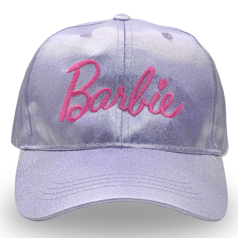 (Pre Order)Girls Pink Embroidered Laser Baseball Cap