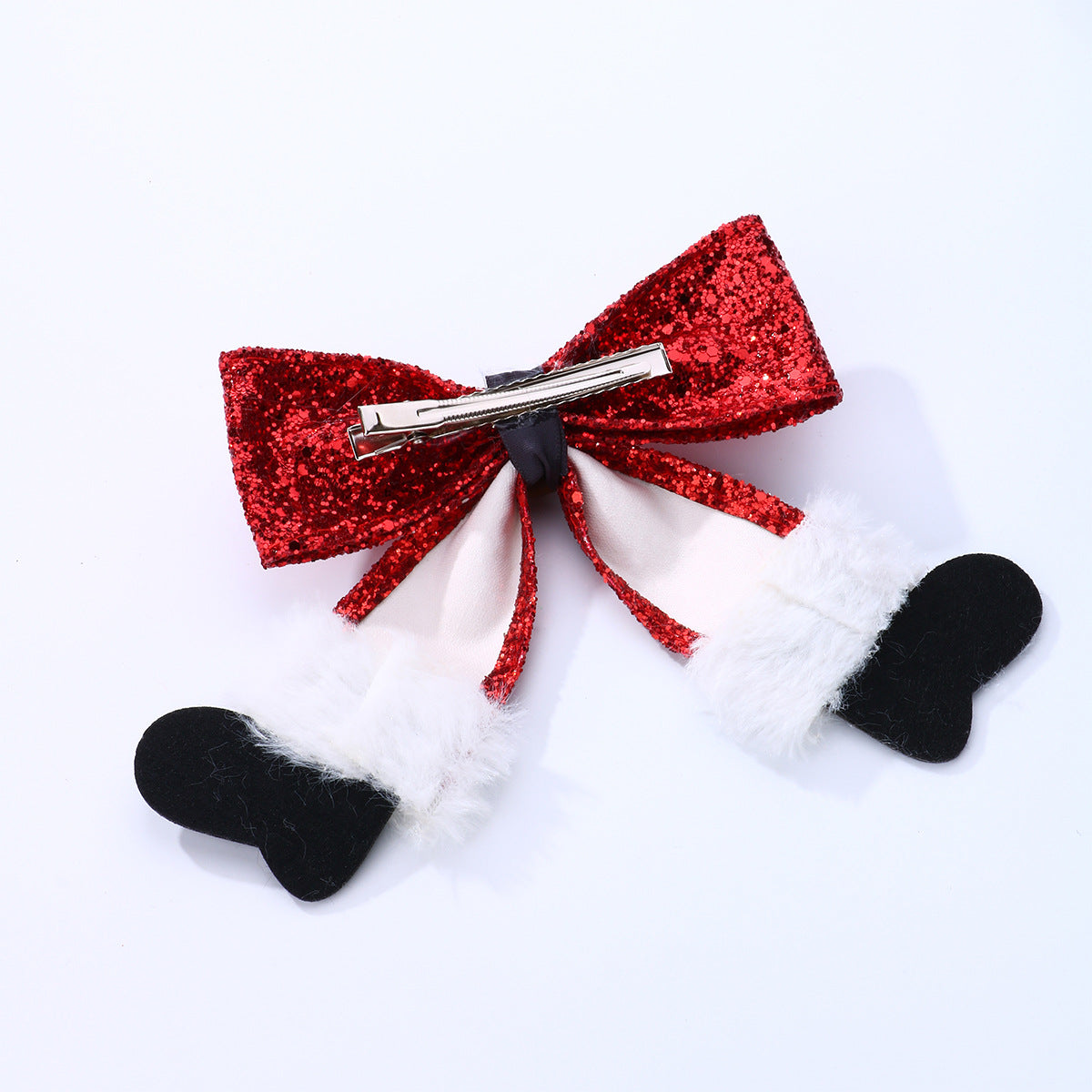 (Pre Order)Christmas Bow Socks Bobby Pin
