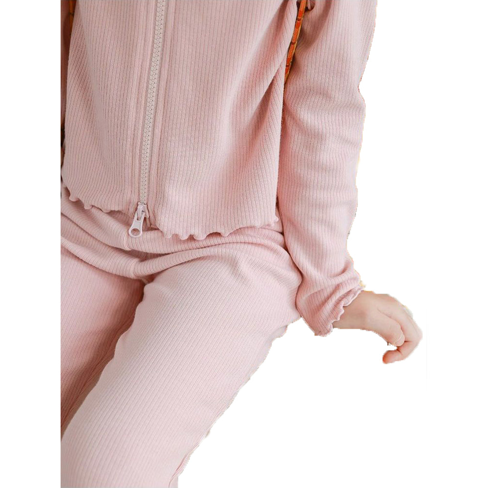 (Pre Order)Girls Spring Solid Color Outfit Set