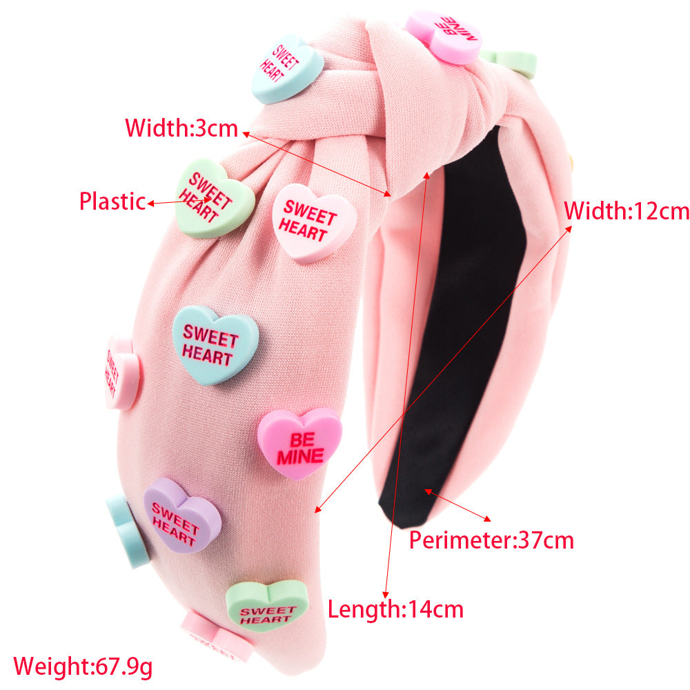 (Pre Order)Valentine's Day Letter Love Headband
