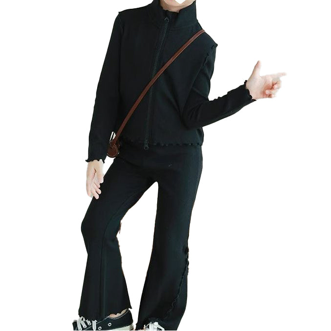 (Pre Order)Girls Spring Solid Color Outfit Set