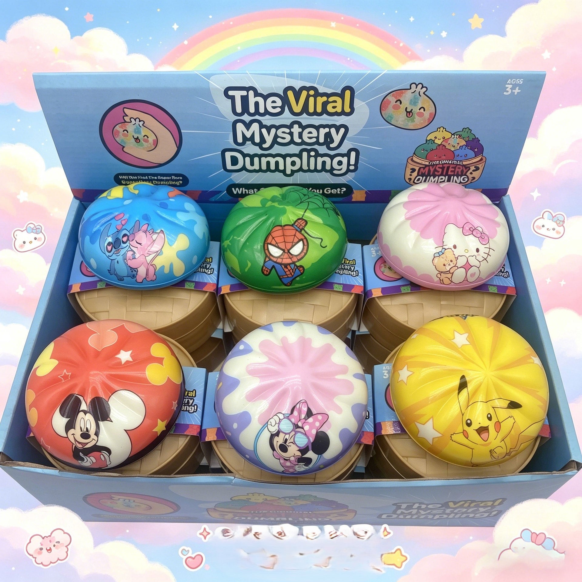 (Pre Order)Blind Box Stress Relief Toy-Cartoon