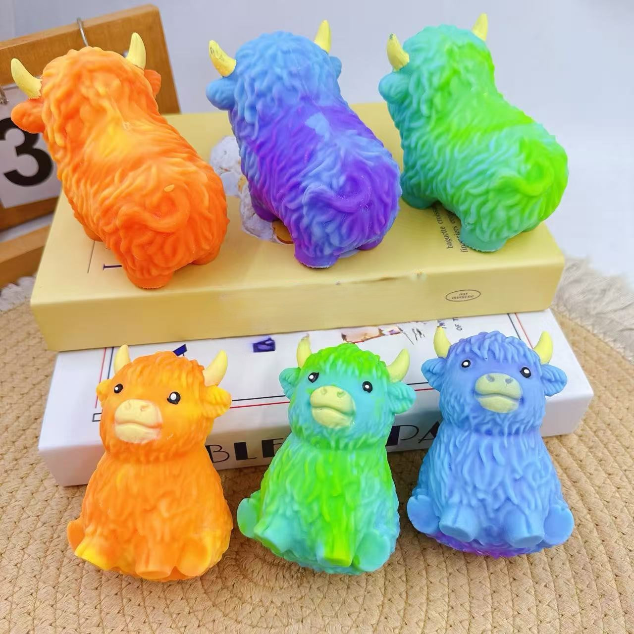 (Pre Order)Squeeze Cow Toy
