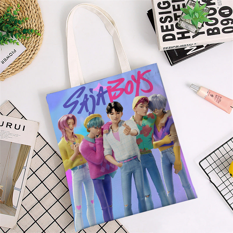 (Pre Order)Movie Character Canvas Bag