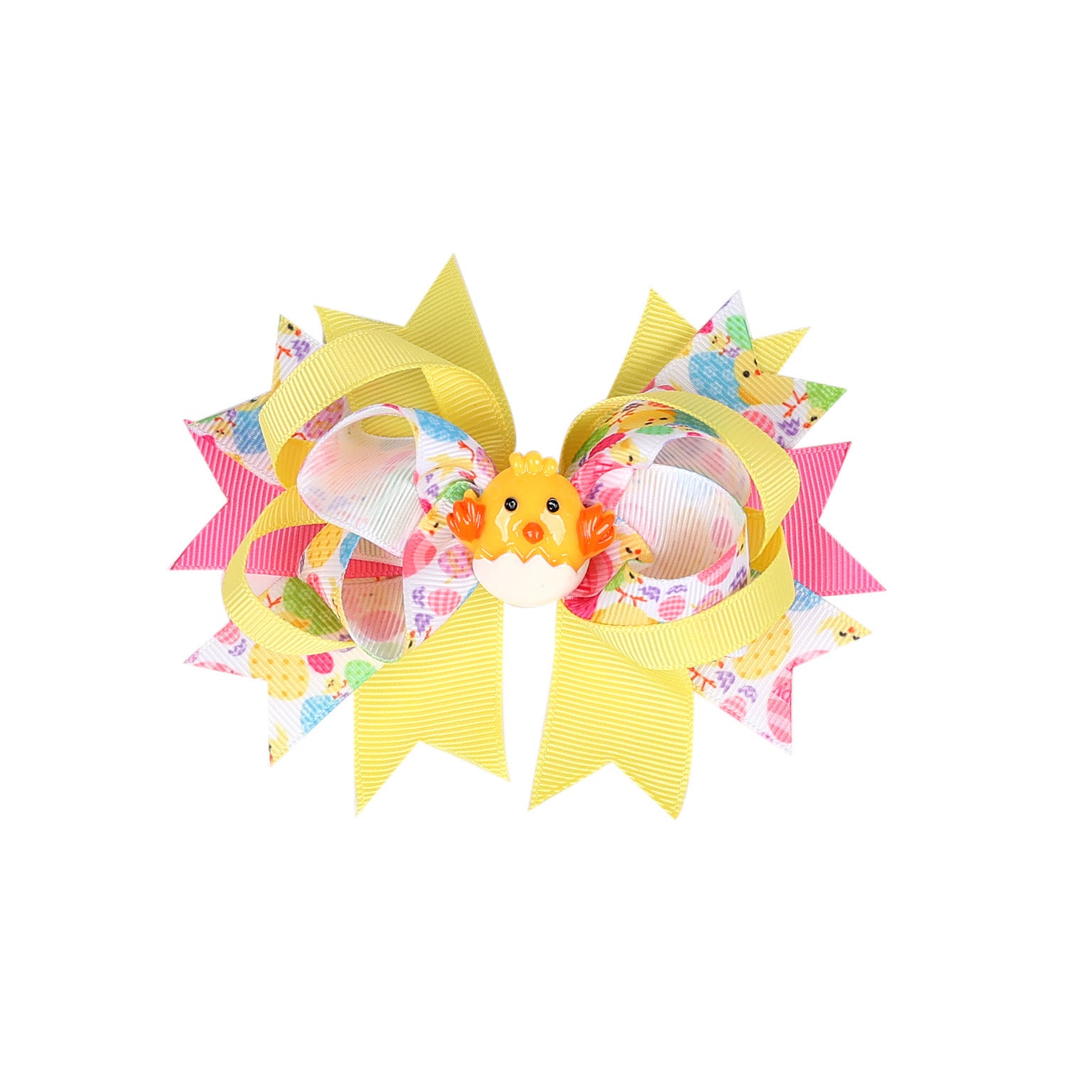 (Pre Order)Girls Easter Bunny Bow Hair Clip