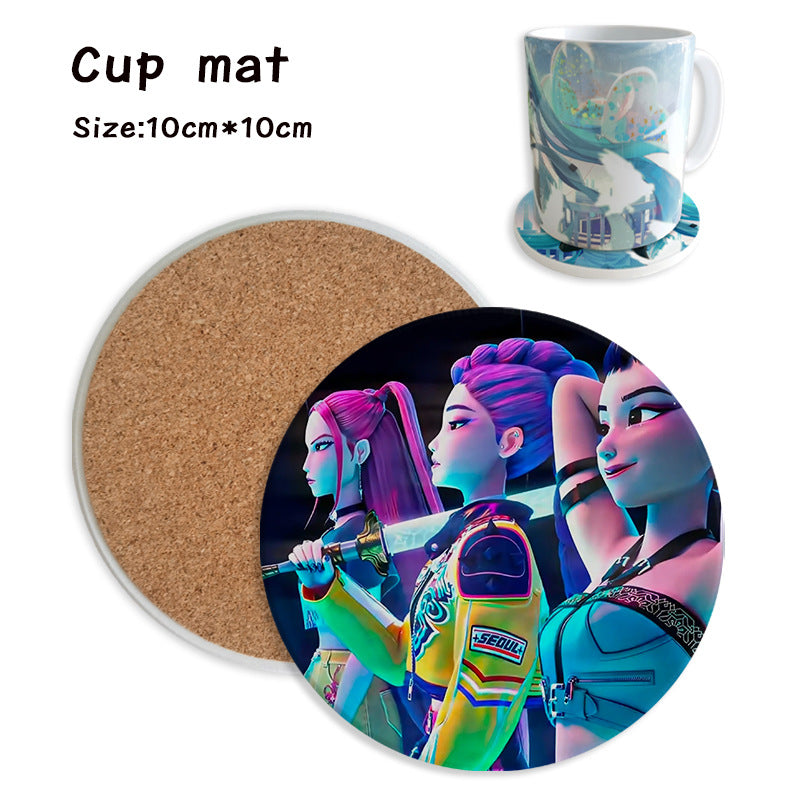 (Pre Order)Movie Character Cup Mat