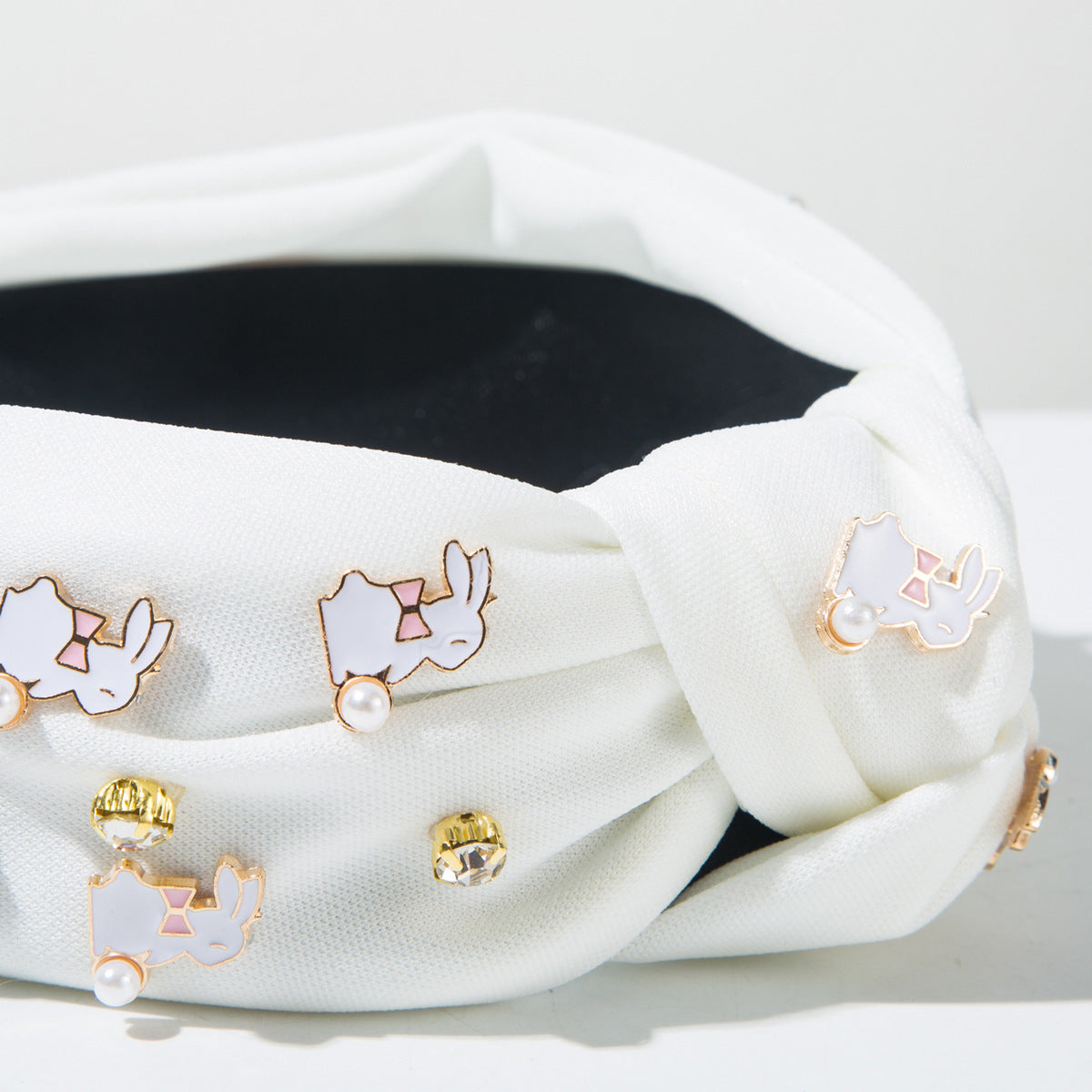 (Pre Order)Easter Stylish Bunny Rhinestone Headband