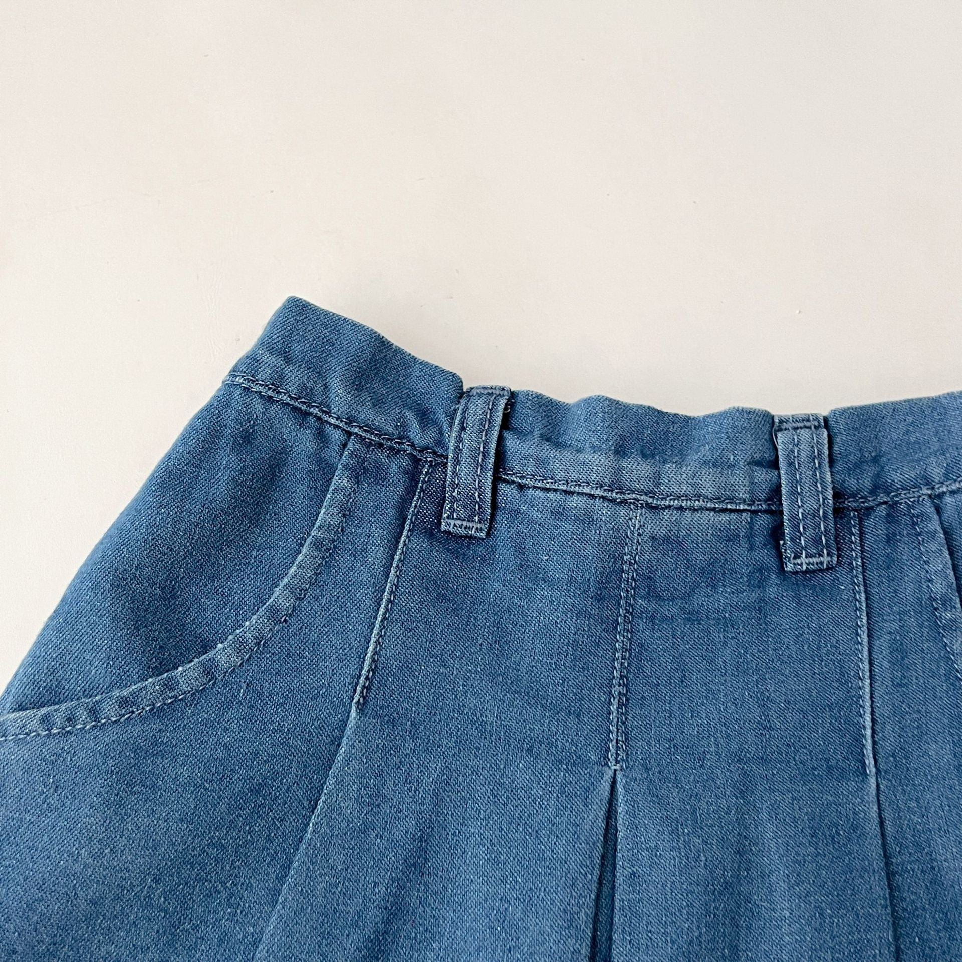 (Pre Order 2 Weeks)Girls Fall Denim Skort Set