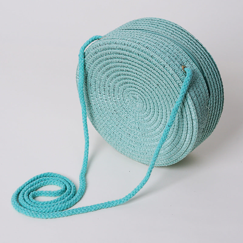 (Pre Order)Personalized Woven Bag with Name Embroidery - Customizable Bag for Kids