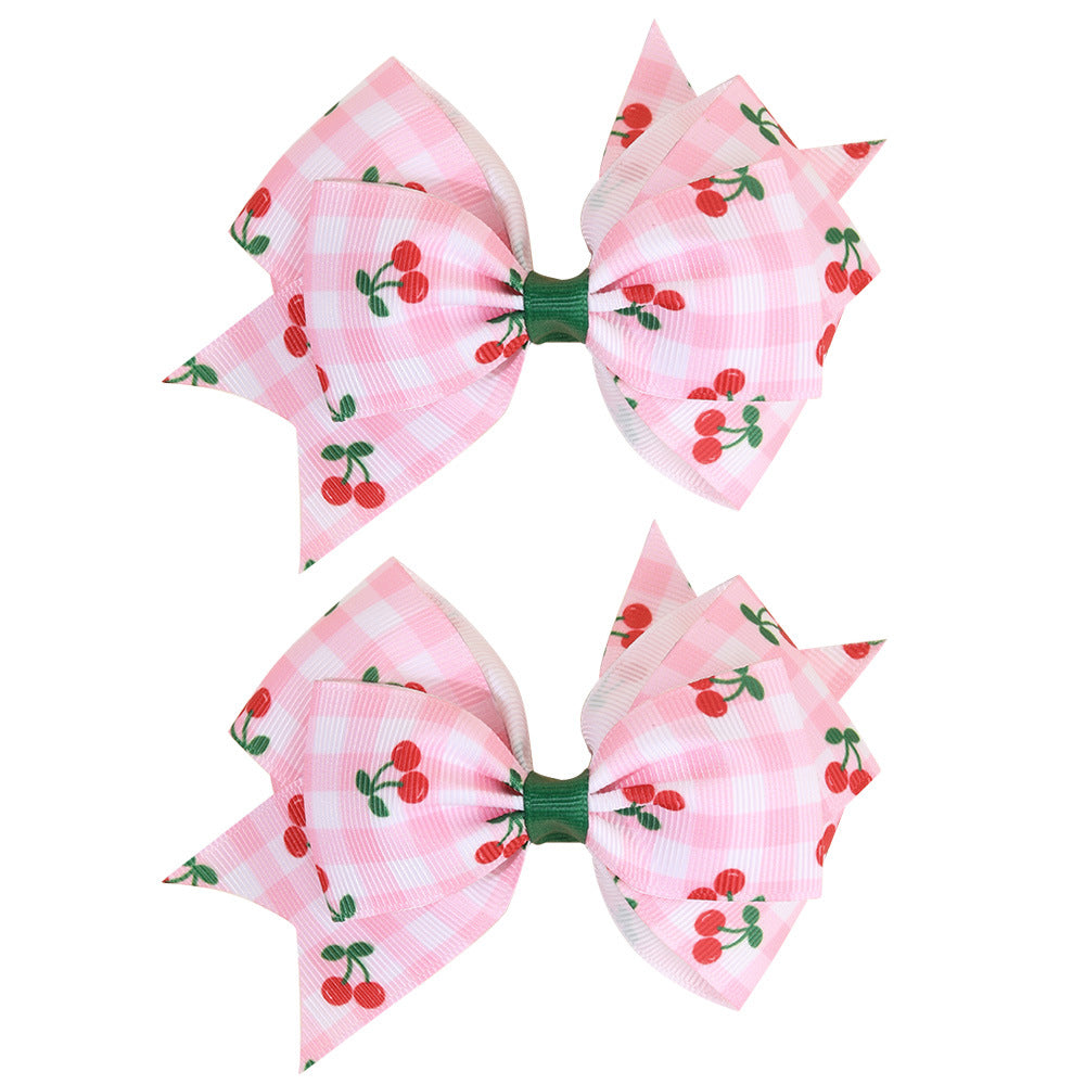 (Pre Order)Girls Spring&Summer Cherry Hair Clip