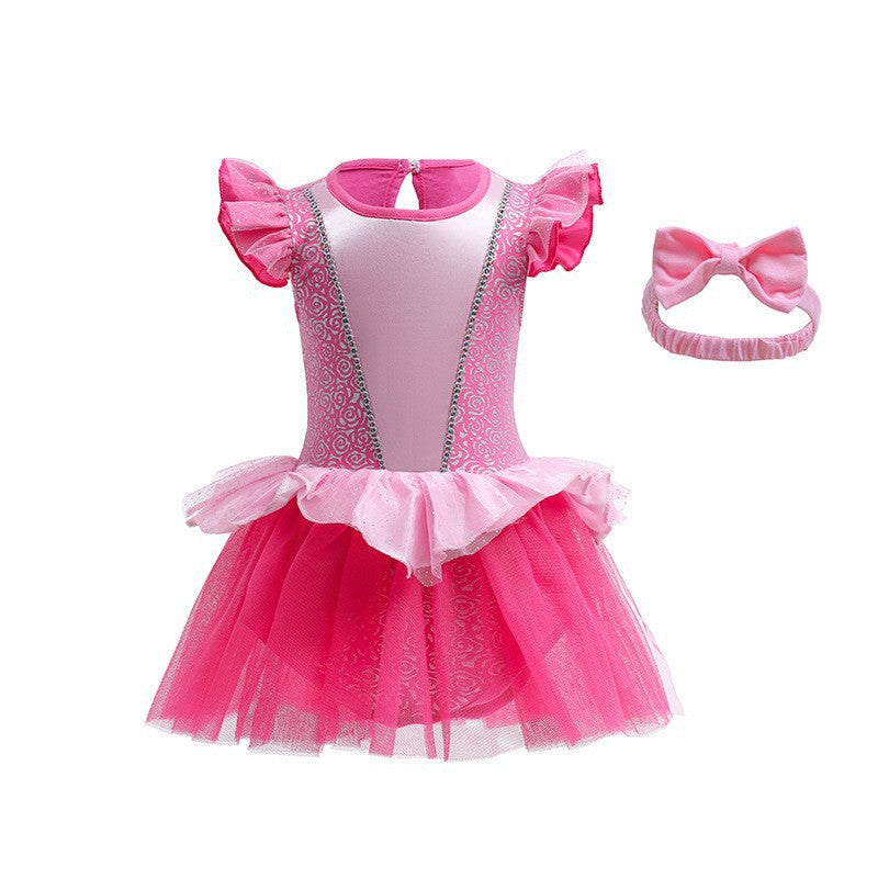 (Pre Order)Toddler Girls Spring&Summer Princess Romper