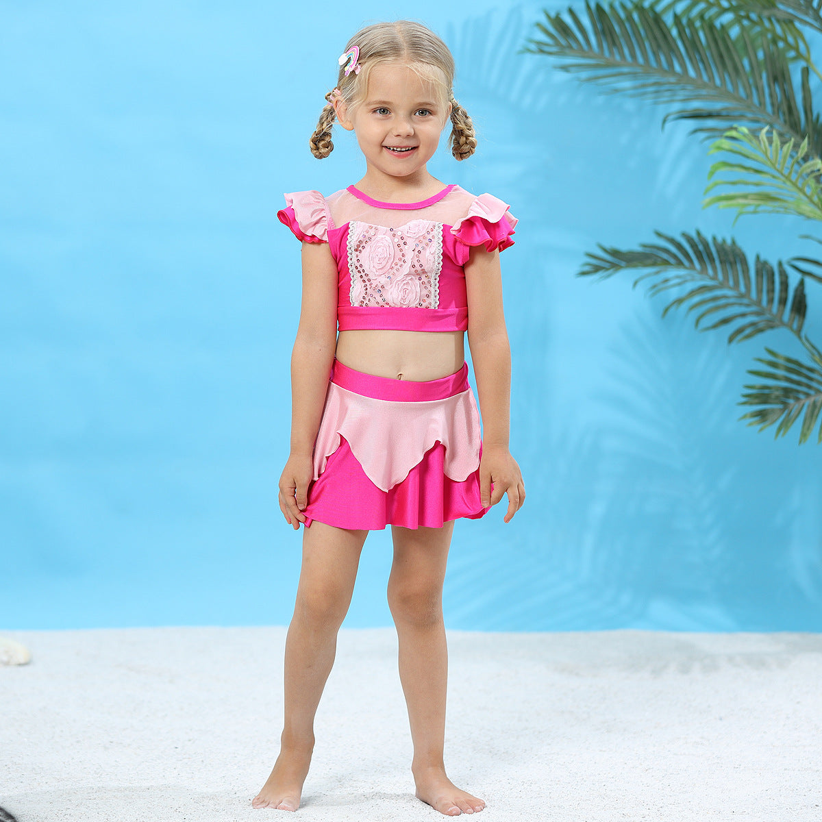 (In Production)Girls Summer Princess Swimsuit