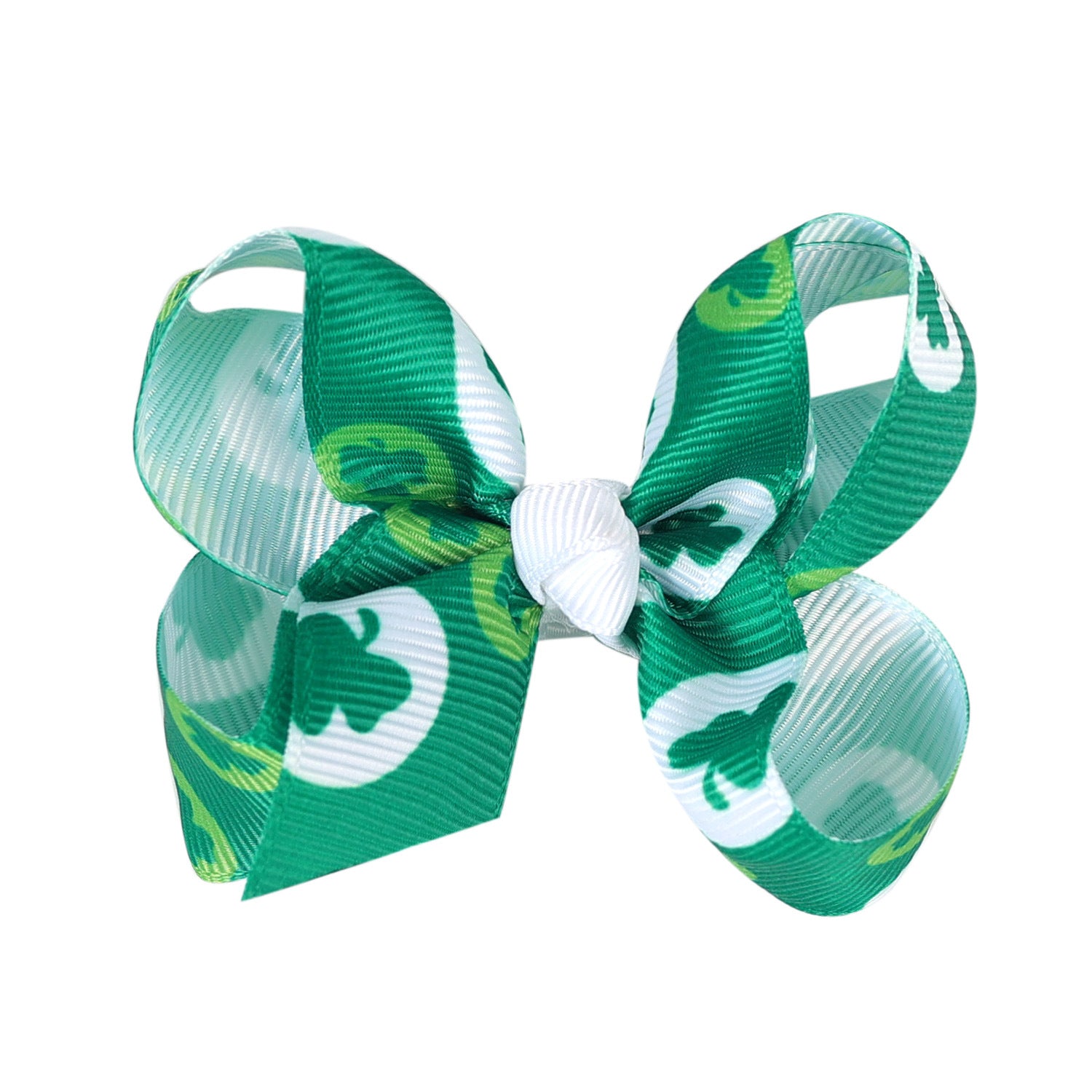 (Pre Order)Girls St.Patrick's Day Shamrock Bow Hair Clip